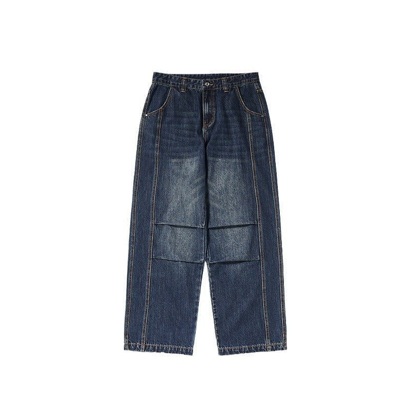 Men's Loose Retro Straight Jeans Men's Loose Retro Straight Jeans