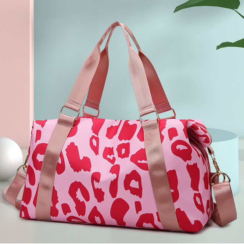 Women Travel Duffel Bag Cow Pattern Handbag Fitness Sports Shoulder Bags Women Travel Duffel Bag Cow Pattern Handbag Fitness Sports Shoulder Bags