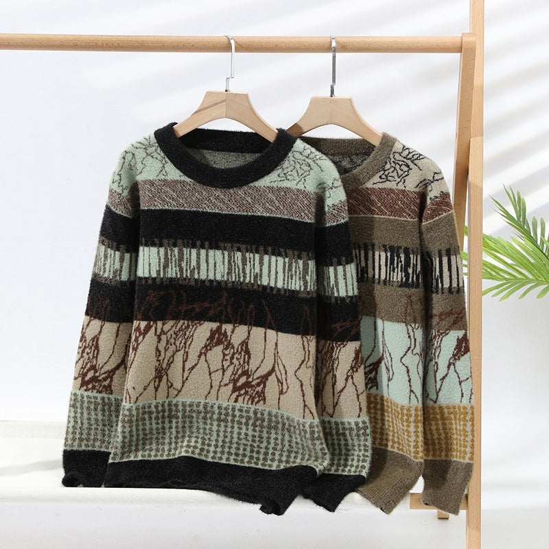 Autumn And Winter Round Neck Men's Knitted Bottoming Shirt Autumn And Winter Round Neck Men's Knitted Bottoming Shirt
