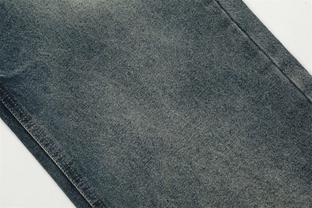 Distressed Washed Straight Jeans For Men Distressed Washed Straight Jeans For Men