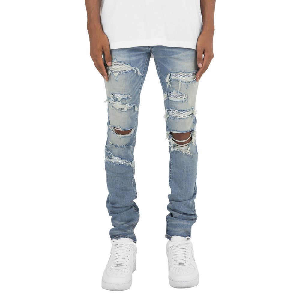 Fashion Personality Slim Stretch Jeans For Men Fashion Personality Slim Stretch Jeans For Men