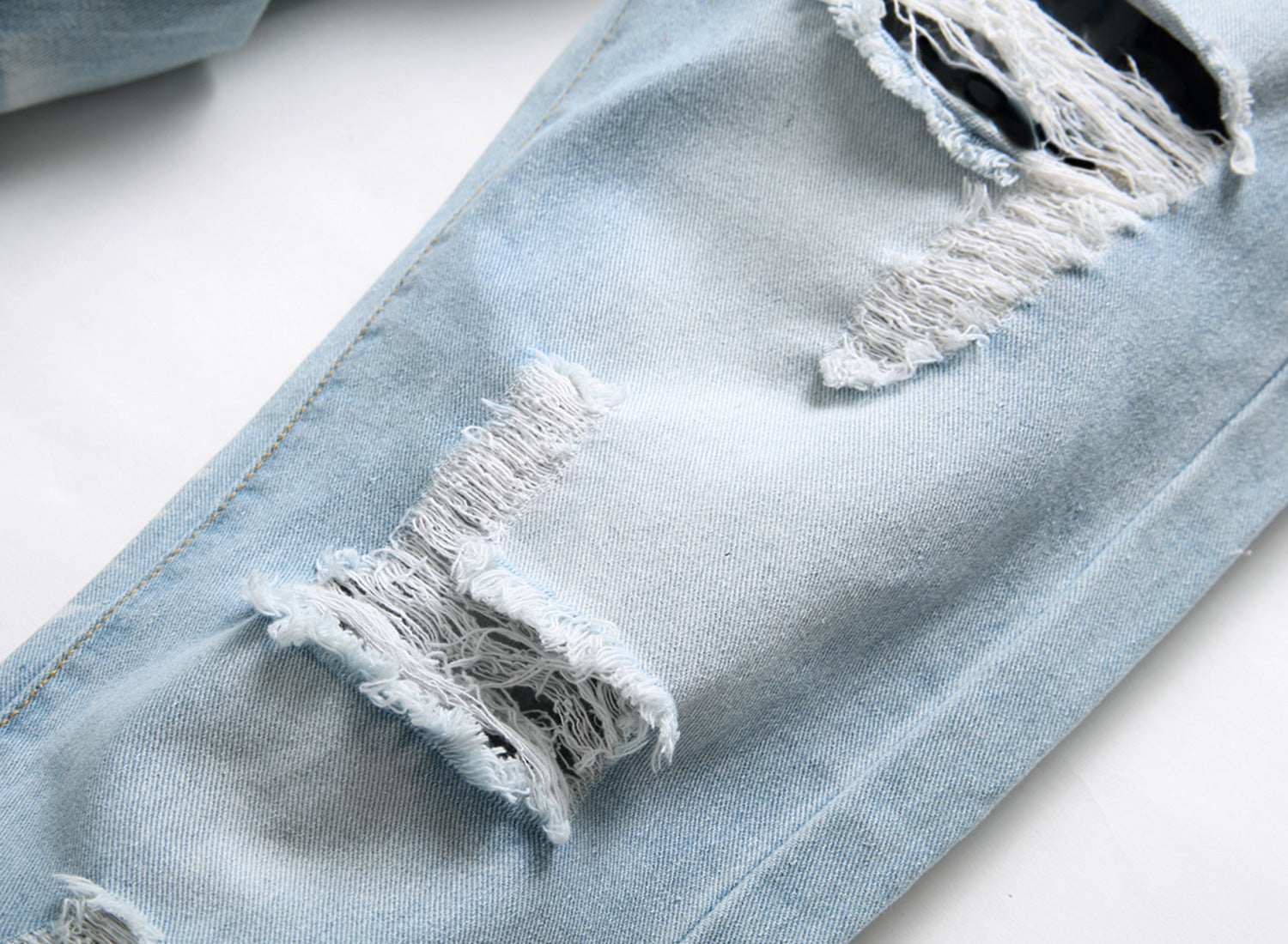 Men's Jeans Slim Fit Straight Ripped Men's Jeans Slim Fit Straight Ripped
