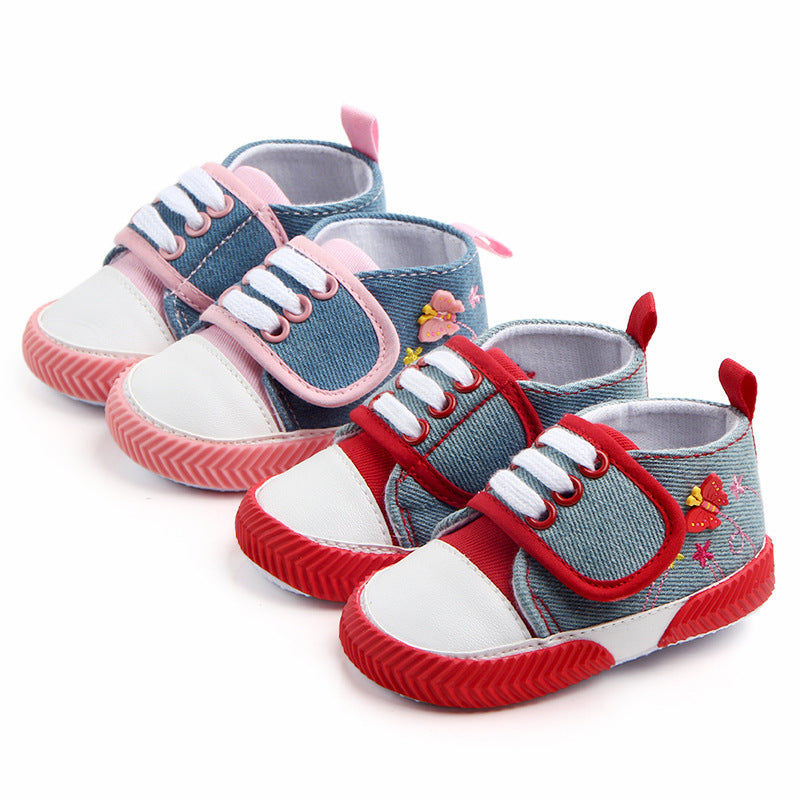 Butterfly baby shoes soft soled walking shoes Butterfly baby shoes soft soled walking shoes