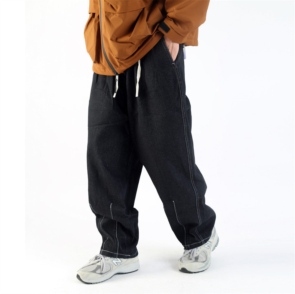 Tapered Wide-leg Workwear Jeans For Men Tapered Wide-leg Workwear Jeans For Men