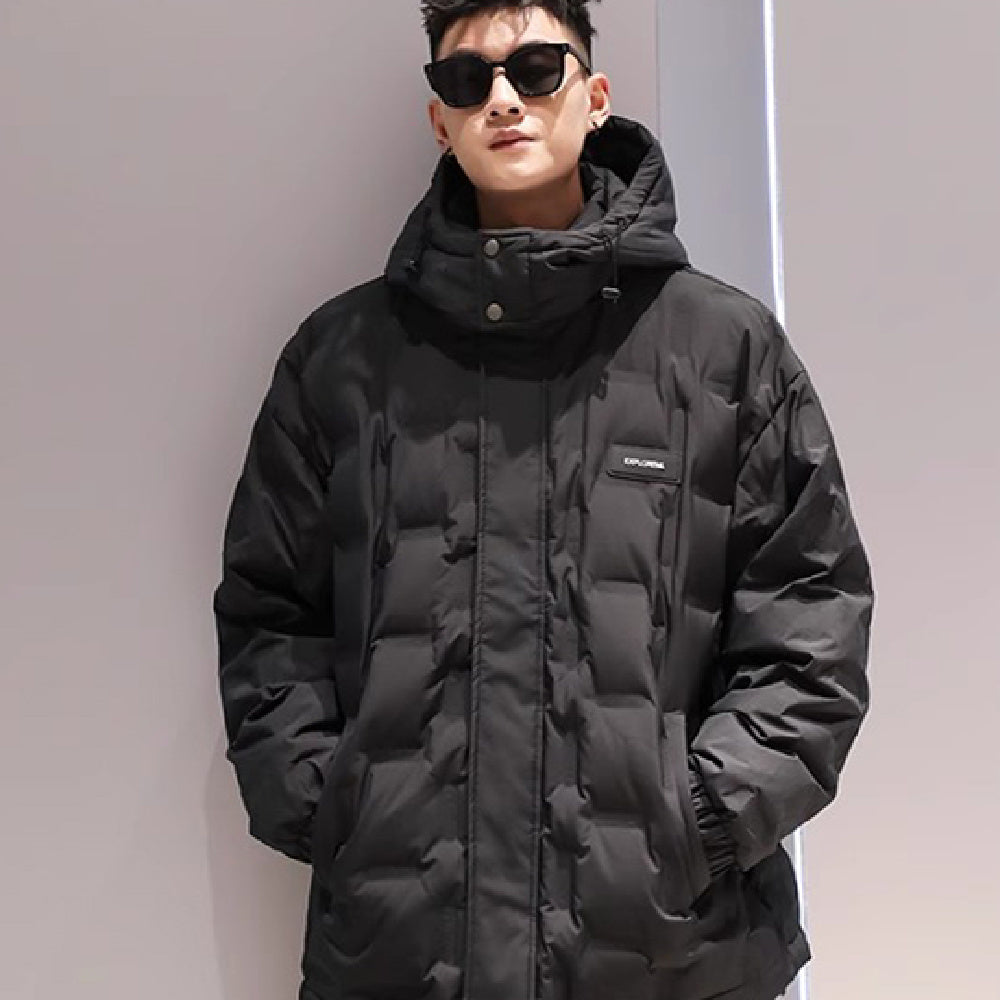 90 White Duck Down Men's Down Jacket Cold-resistant Warm 90 White Duck Down Men's Down Jacket Cold-resistant Warm