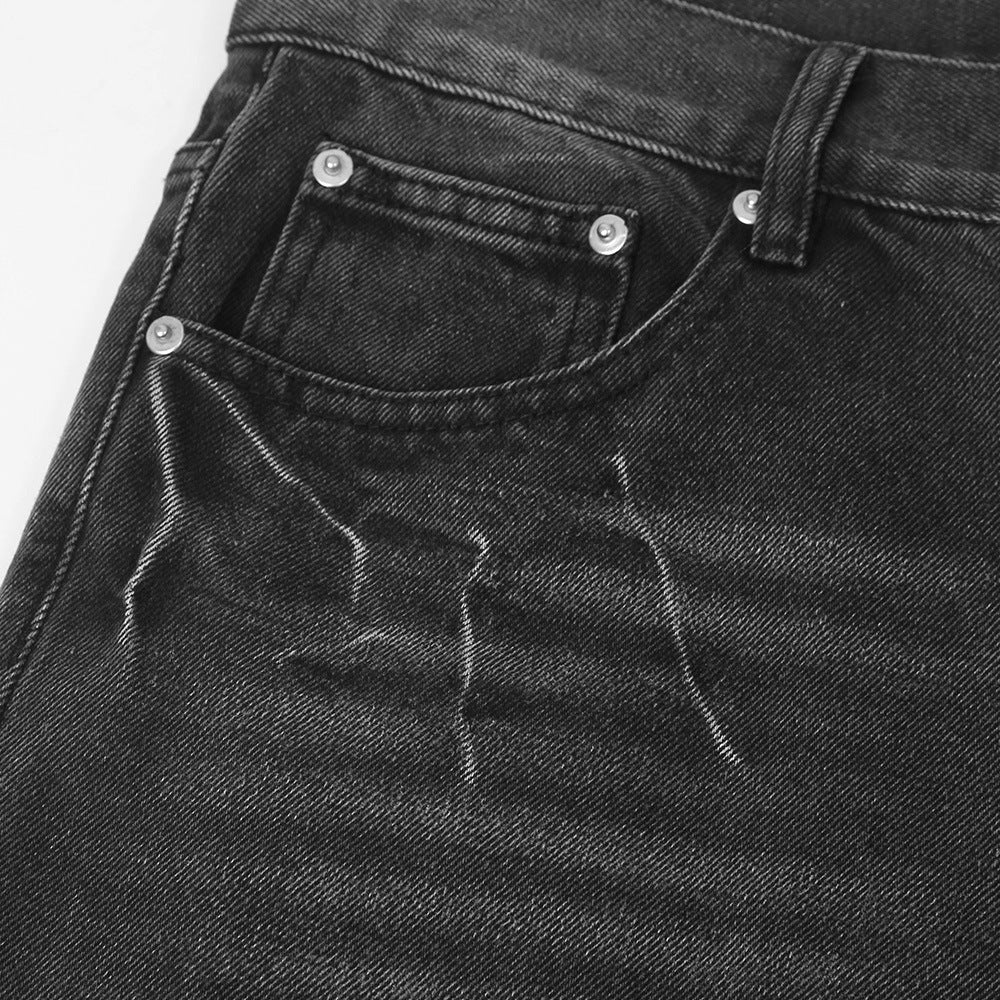 Fashion American Style Water Ripple Jeans For Men Fashion American Style Water Ripple Jeans For Men