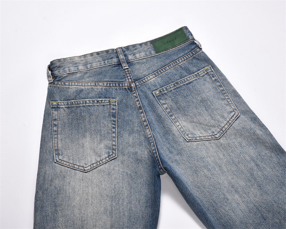 Washed Bright White Jeans For Men Washed Bright White Jeans For Men