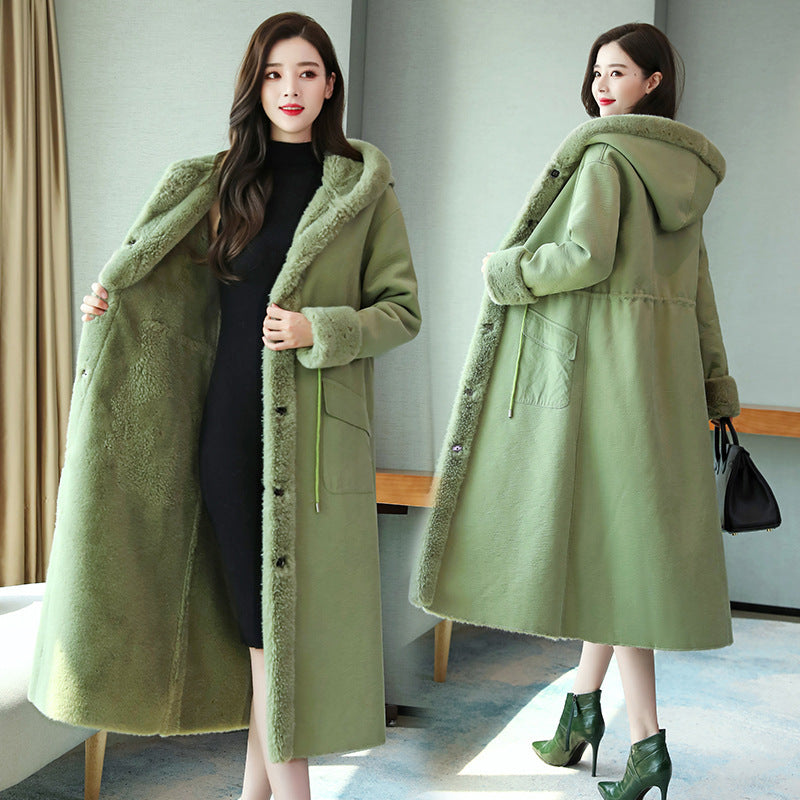 Winter Cotton-padded Jacket Fur Coat Women Winter Cotton-padded Jacket Fur Coat Women