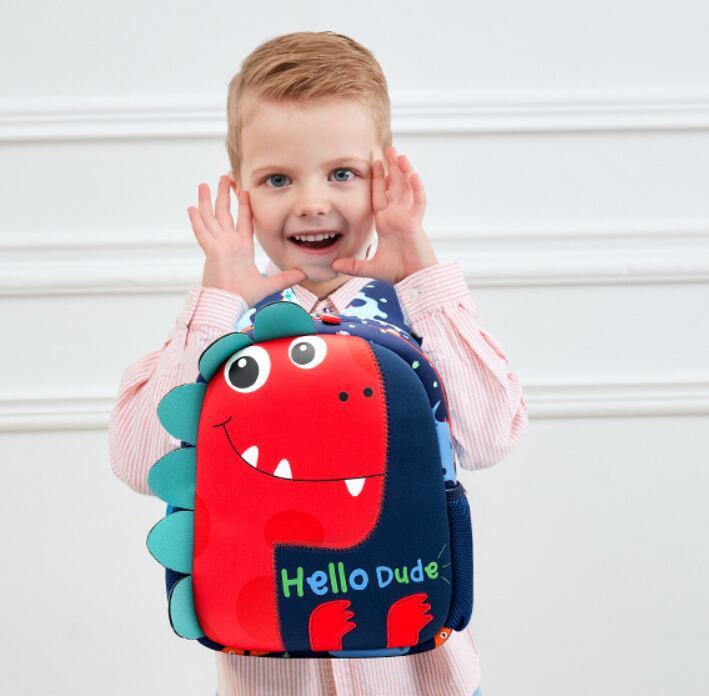Cartoon Cute Children Kindergarten Dinosaur School Bag Cartoon Cute Children Kindergarten Dinosaur School Bag