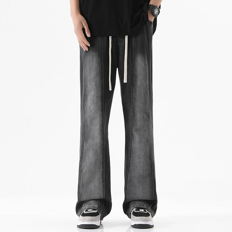 American Fashion Personality Stitching Jeans Men American Fashion Personality Stitching Jeans Men