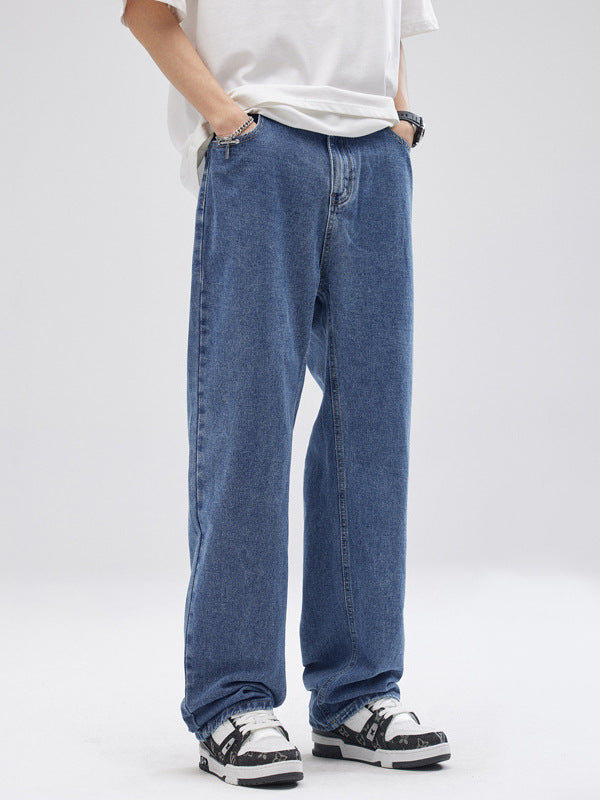 Fashion Personality New Wide Leg Jeans Men Fashion Personality New Wide Leg Jeans Men