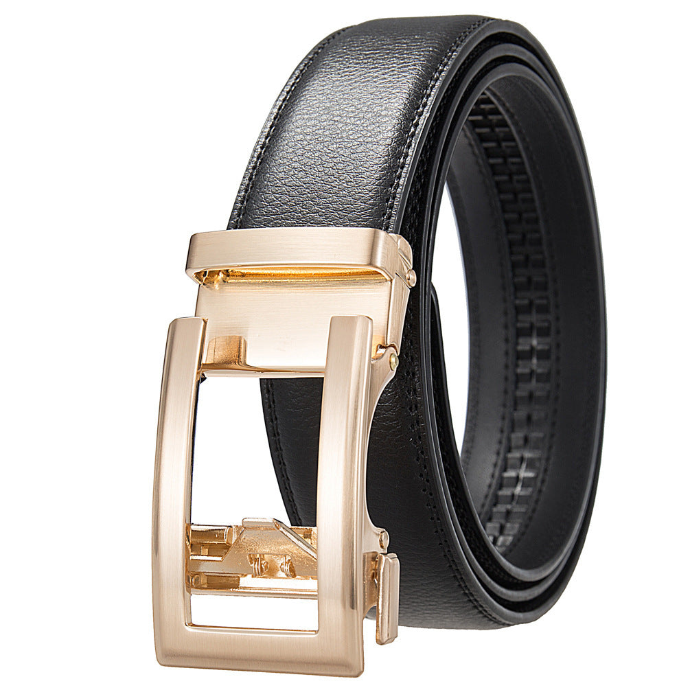 Antique Cowhide Men's Leather Belt Casual Business Comfort Click Belt Antique Cowhide Men's Leather Belt Casual Business Comfort Click Belt