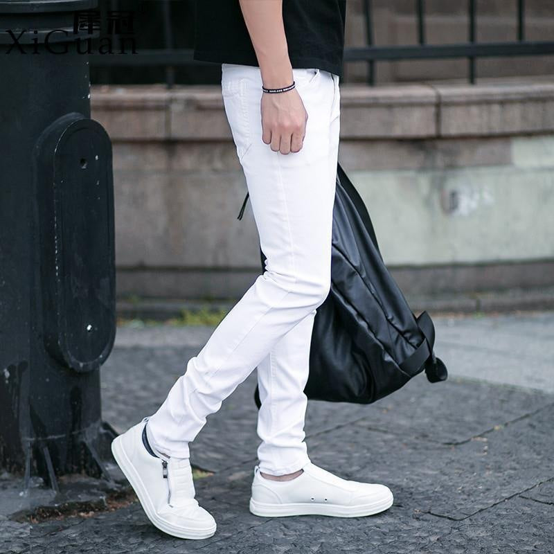 Men's Pants Trendy Slim Patch Jeans Men's Pants Trendy Slim Patch Jeans