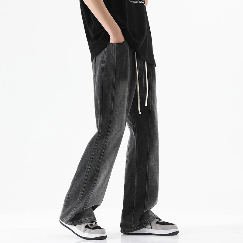 American Fashion Personality Stitching Jeans Men American Fashion Personality Stitching Jeans Men