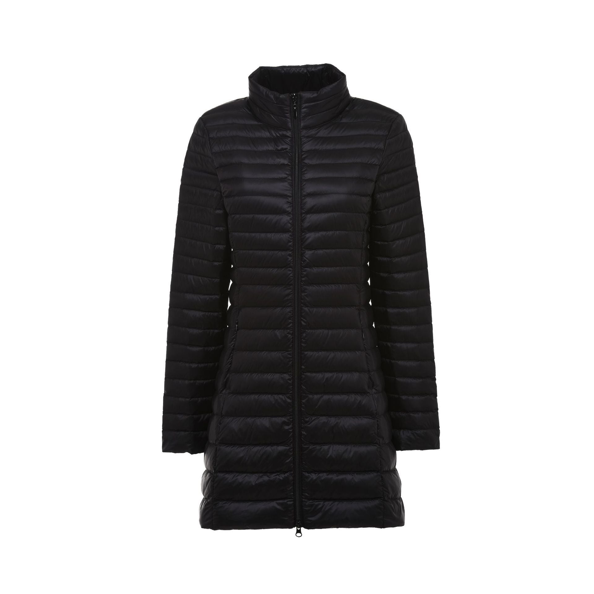 Autumn And Winter New Down Jacket Women's Lightweight Stand Collar Mid-length Slim Fit Slimming Plus Size Coat Autumn And Winter New Down Jacket Women's Lightweight Stand Collar Mid-length Slim Fit Slimming Plus Size Coat