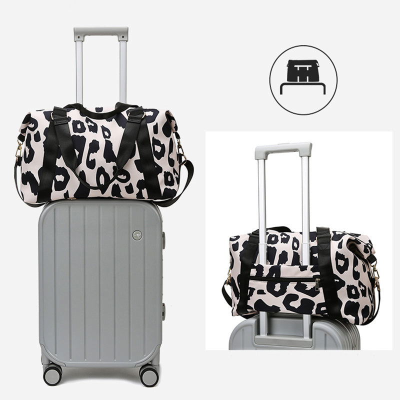 Women Travel Duffel Bag Cow Pattern Handbag Fitness Sports Shoulder Bags Women Travel Duffel Bag Cow Pattern Handbag Fitness Sports Shoulder Bags