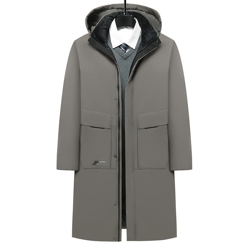 Middle-aged And Elderly Men's Down Cotton-padded Jacket Youth Daddy Outfit Middle-aged And Elderly Men's Down Cotton-padded Jacket Youth Daddy Outfit