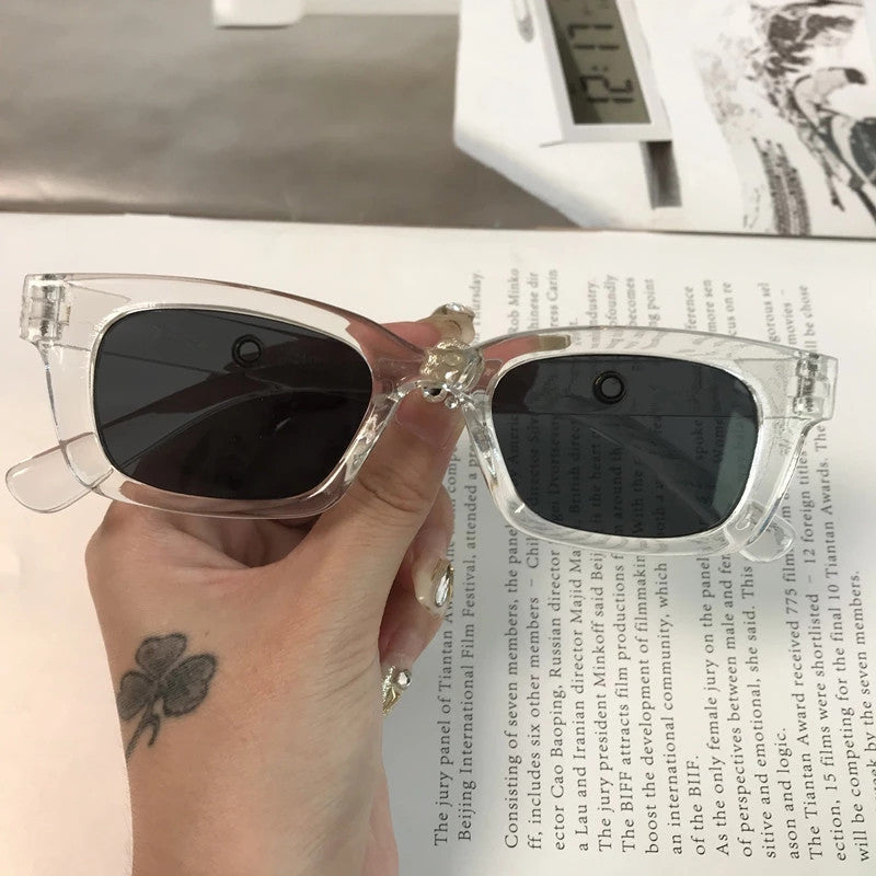 Square Sunglasses Men And Women With The Same Sunglasses Trend Retro Korean Ins Net Red Street Shooting Glasses Square Sunglasses Men And Women With The Same Sunglasses Trend Retro Korean Ins Net Red Street Shooting Glasses