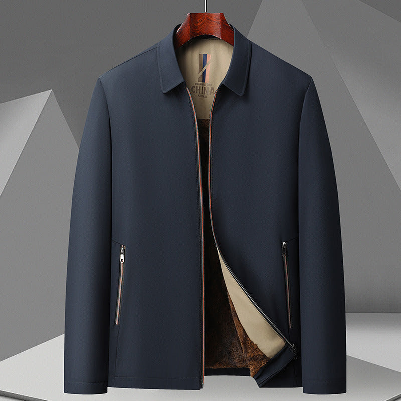 Fall Winter Men Fleece Padded Jacket Fall Winter Men Fleece Padded Jacket