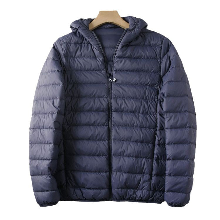 Men's Short Plus Size Lightweight Feather Jacket Men's Short Plus Size Lightweight Feather Jacket