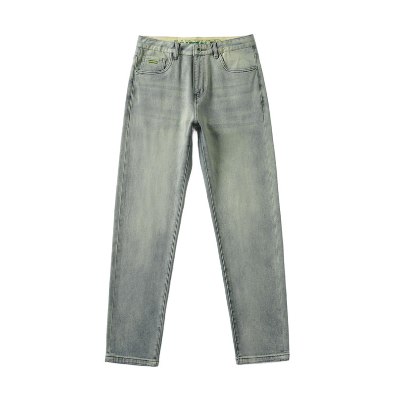 Casual Stretch Nostalgic Micro Ha Pencil Pants Youth Jeans Men Casual Stretch Nostalgic Micro Ha Pencil Pants Youth Jeans Men
