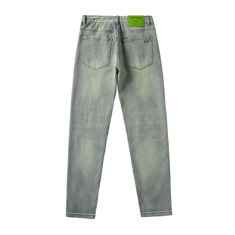 Casual Stretch Nostalgic Micro Ha Pencil Pants Youth Jeans Men Casual Stretch Nostalgic Micro Ha Pencil Pants Youth Jeans Men