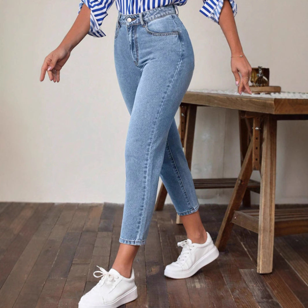 Retro High Waist Stretch Skinny Jeans For Women Retro High Waist Stretch Skinny Jeans For Women