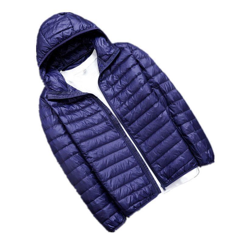 Men's Short Plus Size Lightweight Feather Jacket Men's Short Plus Size Lightweight Feather Jacket