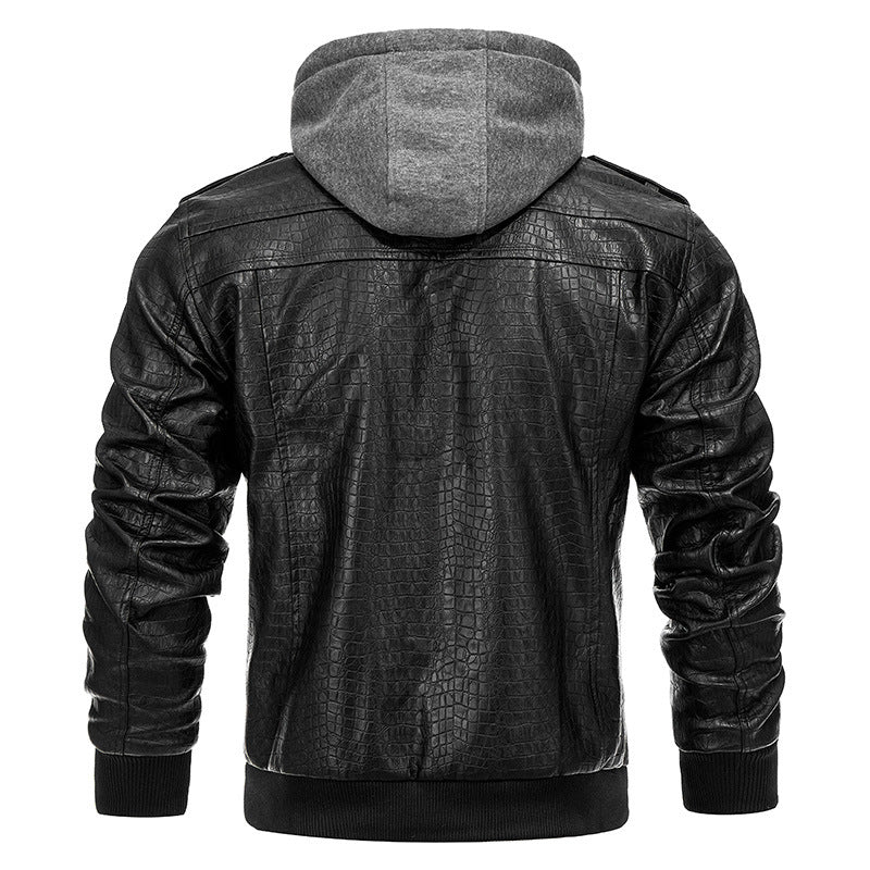 Fashion Personality PU Leather Coat For Men Fashion Personality PU Leather Coat For Men