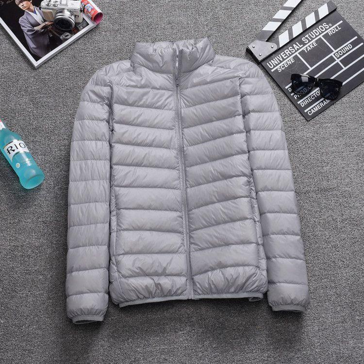 Men's Short Plus Size Lightweight Feather Jacket Men's Short Plus Size Lightweight Feather Jacket
