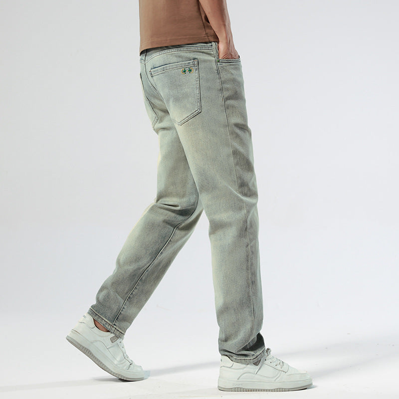 Casual Stretch Nostalgic Micro Ha Pencil Pants Youth Jeans Men Casual Stretch Nostalgic Micro Ha Pencil Pants Youth Jeans Men