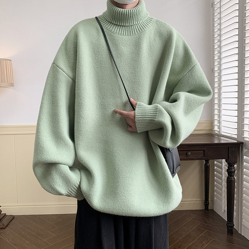 Solid Color Loose Pullover Inner Wear Sweater Solid Color Loose Pullover Inner Wear Sweater