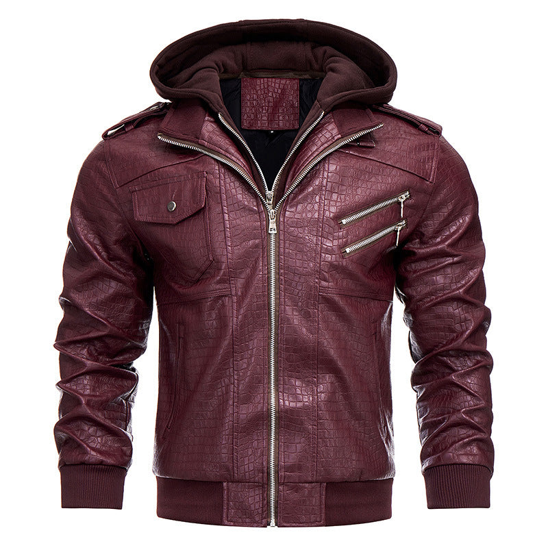 Fashion Personality PU Leather Coat For Men Fashion Personality PU Leather Coat For Men