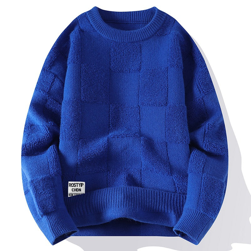Winter New Fashion Round Neck Sweater Men Winter New Fashion Round Neck Sweater Men