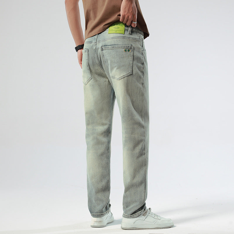 Casual Stretch Nostalgic Micro Ha Pencil Pants Youth Jeans Men Casual Stretch Nostalgic Micro Ha Pencil Pants Youth Jeans Men