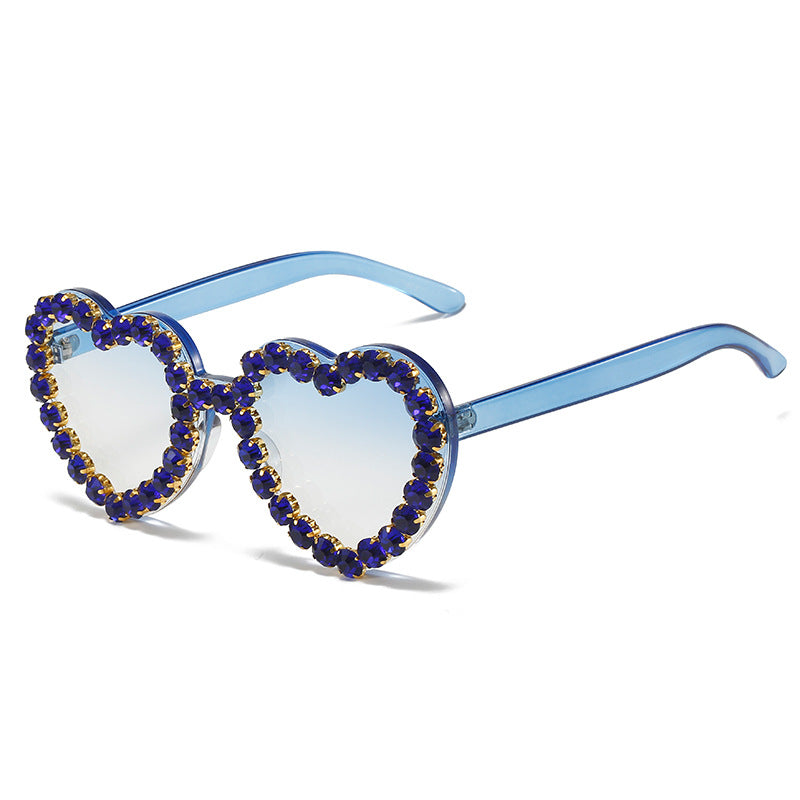 Fashionable All-match Peach Heart Sunglasses For Women Fashionable All-match Peach Heart Sunglasses For Women