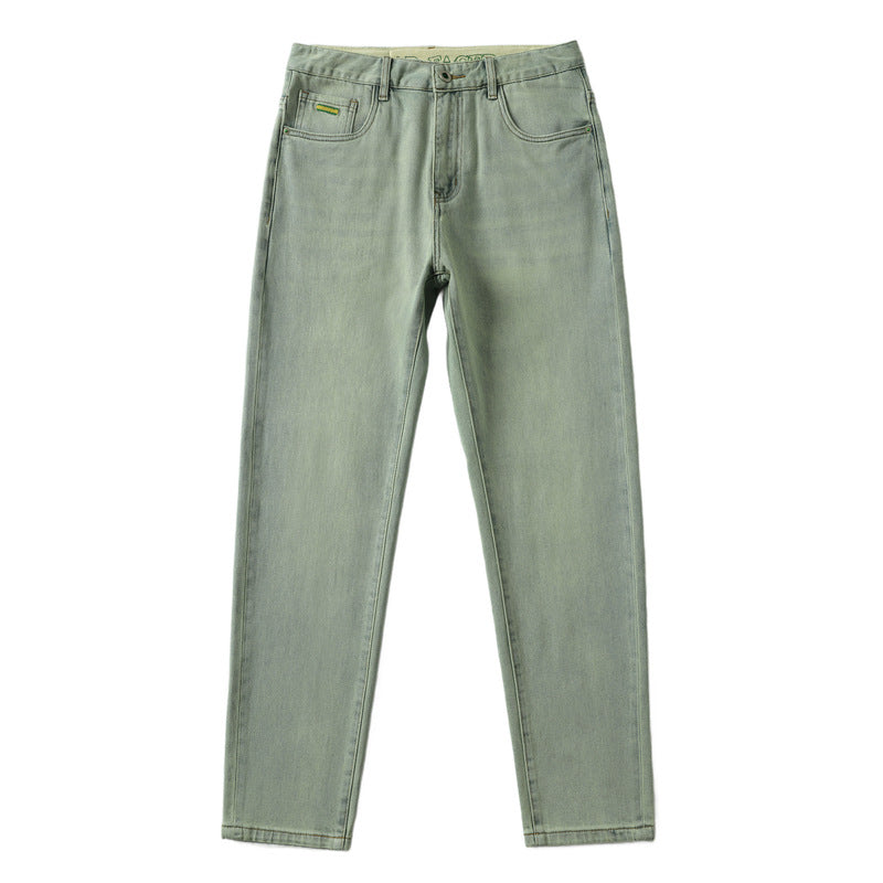 Casual Stretch Nostalgic Micro Ha Pencil Pants Youth Jeans Men Casual Stretch Nostalgic Micro Ha Pencil Pants Youth Jeans Men