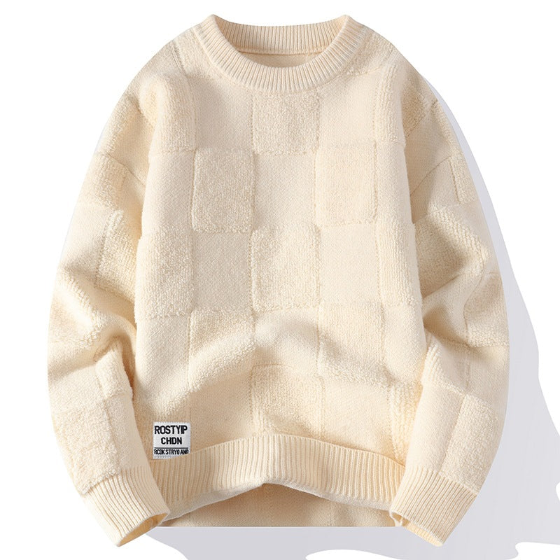 Winter New Fashion Round Neck Sweater Men Winter New Fashion Round Neck Sweater Men