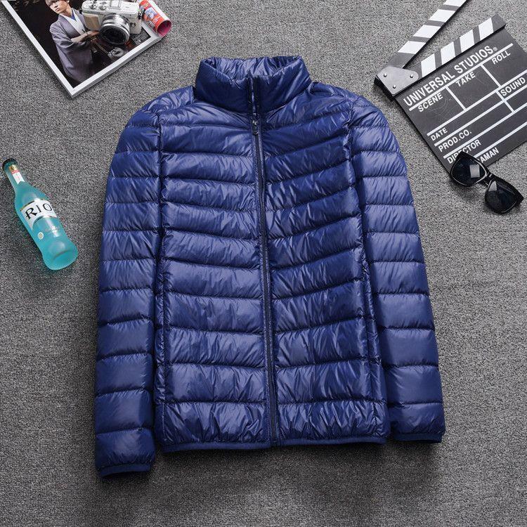 Men's Short Plus Size Lightweight Feather Jacket Men's Short Plus Size Lightweight Feather Jacket
