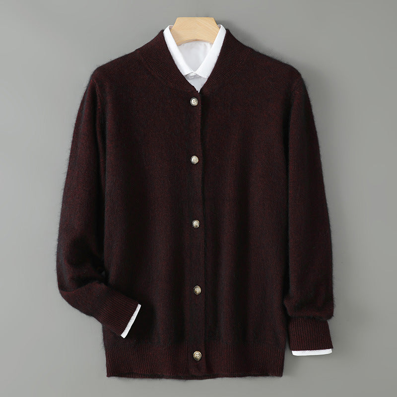 Casual Plus Size Outer Wear Men's Dehaired Angora Sweater Casual Plus Size Outer Wear Men's Dehaired Angora Sweater
