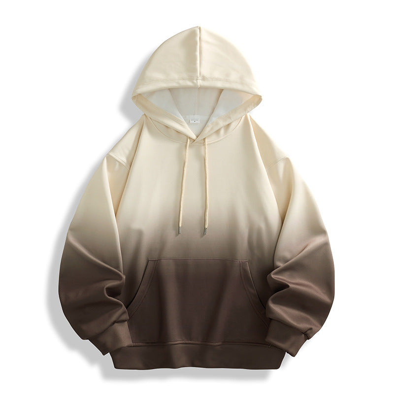 Gradient Hooded Sweater Men's And Women's Long-sleeved Shirt Spring And Autumn Gradient Hooded Sweater Men's And Women's Long-sleeved Shirt Spring And Autumn