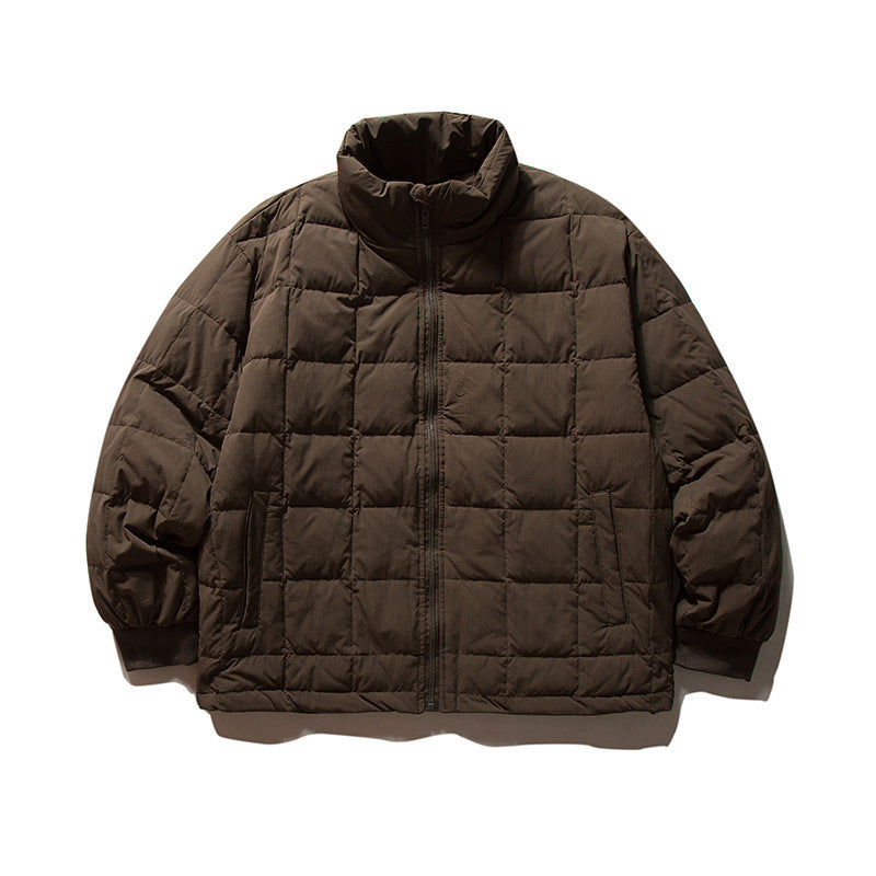 Stand Collar Solid Color Men And Women Down Jacket Stand Collar Solid Color Men And Women Down Jacket