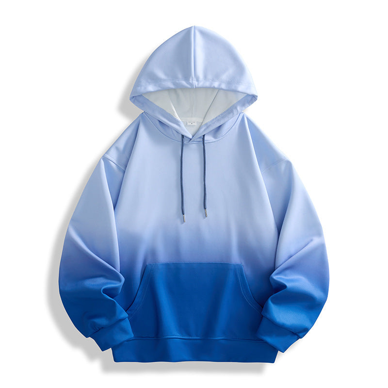 Gradient Hooded Sweater Men's And Women's Long-sleeved Shirt Spring And Autumn Gradient Hooded Sweater Men's And Women's Long-sleeved Shirt Spring And Autumn
