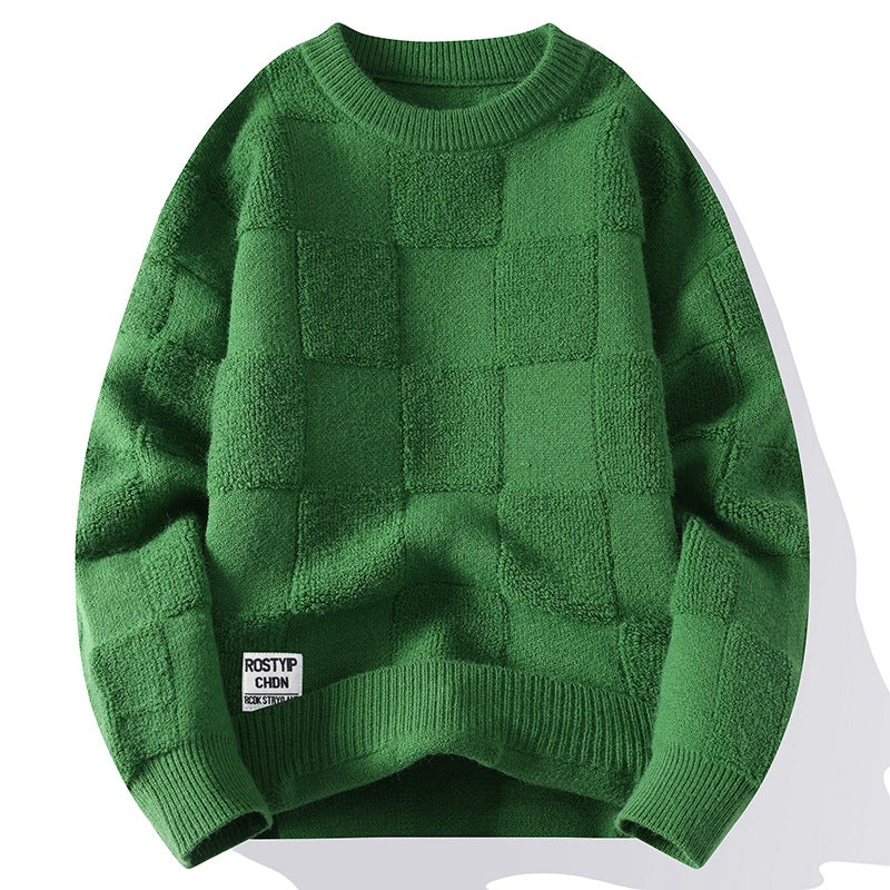 Winter New Fashion Round Neck Sweater Men Winter New Fashion Round Neck Sweater Men