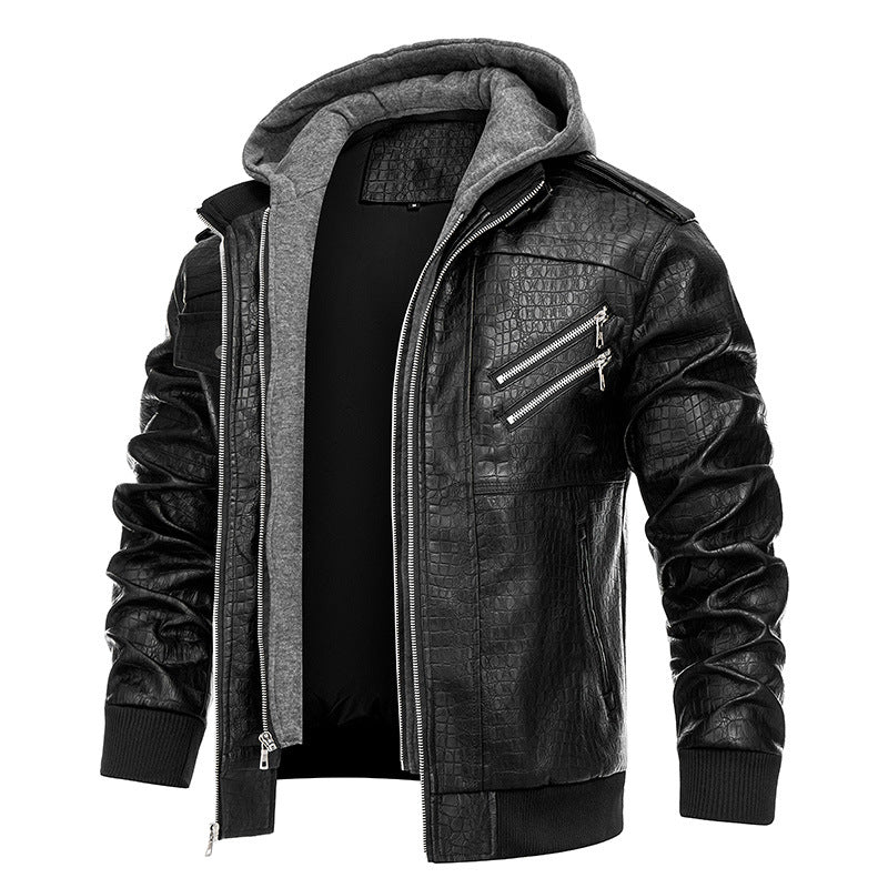Fashion Personality PU Leather Coat For Men Fashion Personality PU Leather Coat For Men