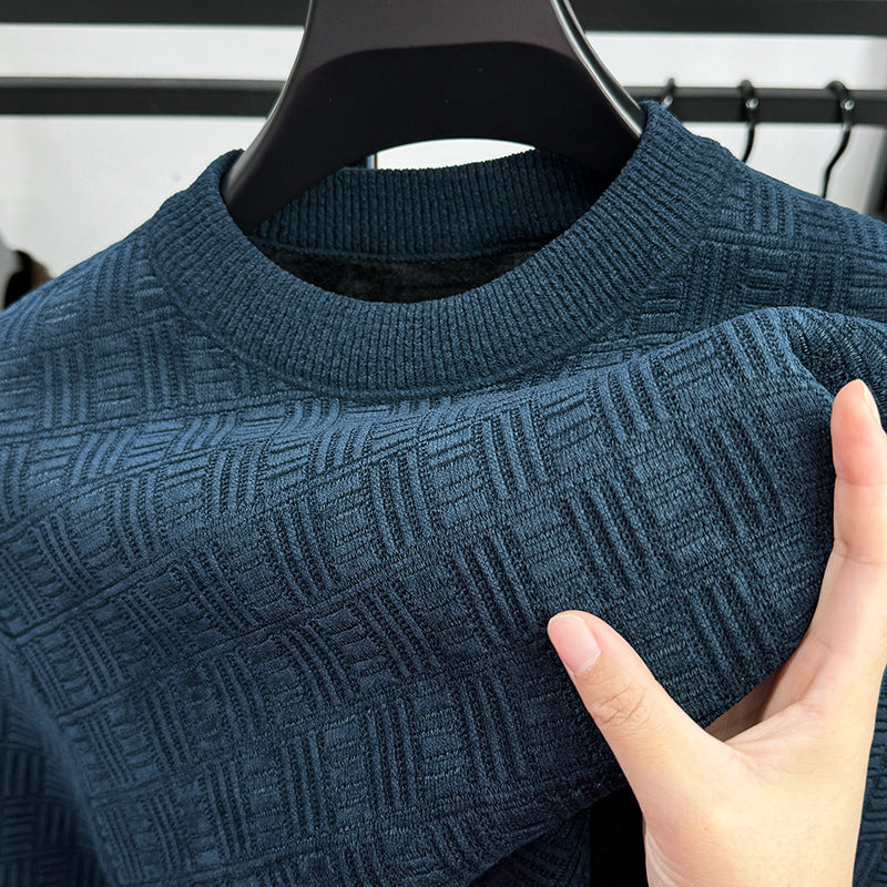 Warm Leisure Round Neck Fashion Men's Top Warm Leisure Round Neck Fashion Men's Top