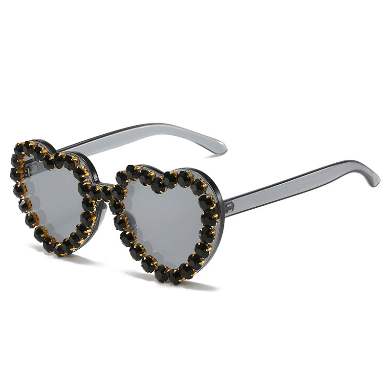 Fashionable All-match Peach Heart Sunglasses For Women Fashionable All-match Peach Heart Sunglasses For Women