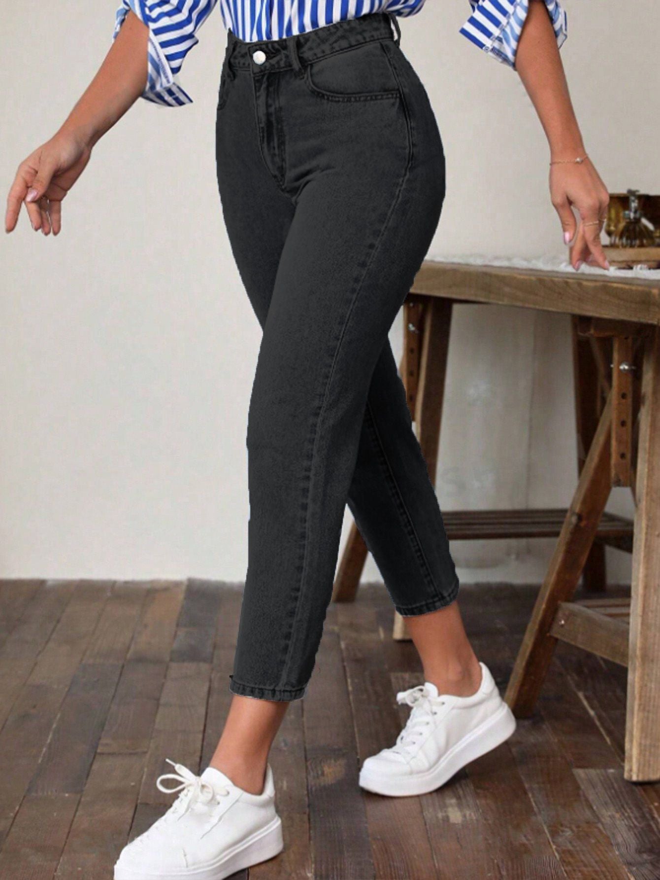 Retro High Waist Stretch Skinny Jeans For Women Retro High Waist Stretch Skinny Jeans For Women