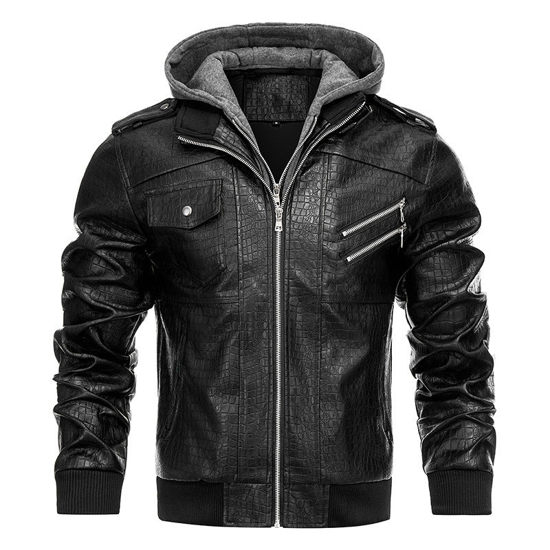 Fashion Personality PU Leather Coat For Men Fashion Personality PU Leather Coat For Men