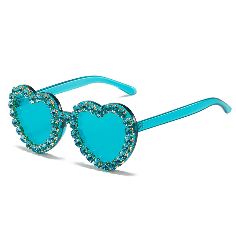 Fashionable All-match Peach Heart Sunglasses For Women Fashionable All-match Peach Heart Sunglasses For Women